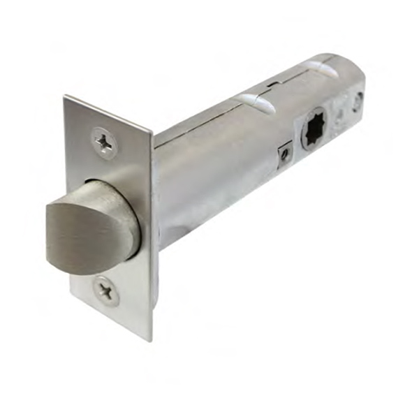 ` Tubular Latch, with passage function. 2 3/8 inch backset