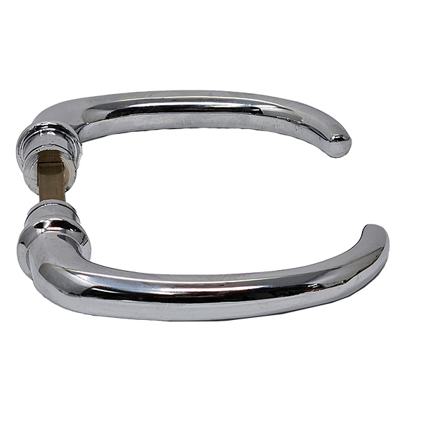 GSV Schwepper & S&B Door Lever Pair "Classic". Polished Chrome Plated Brass