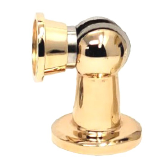 Magnetic Door Holder Polished Laquered Brass HD