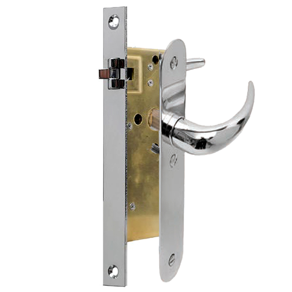 Door Lock 50 mm backset. Passage Function. GSV Schwepper and S&B #4040 series. Complete SET