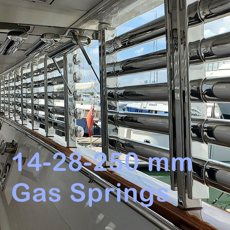 Gas Spring Series 14-28-250 mm. Specify Newton Force Below