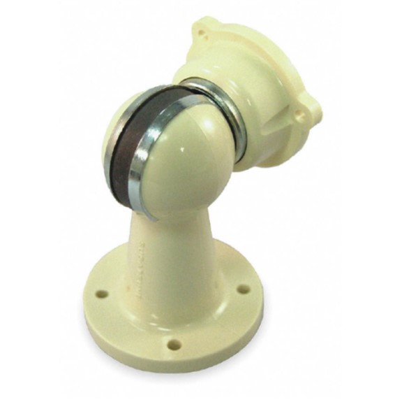 Magnetic doorholder plastic body ivory