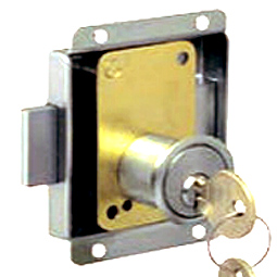 Rim Lock - 25 mm backset with Cylinder Key