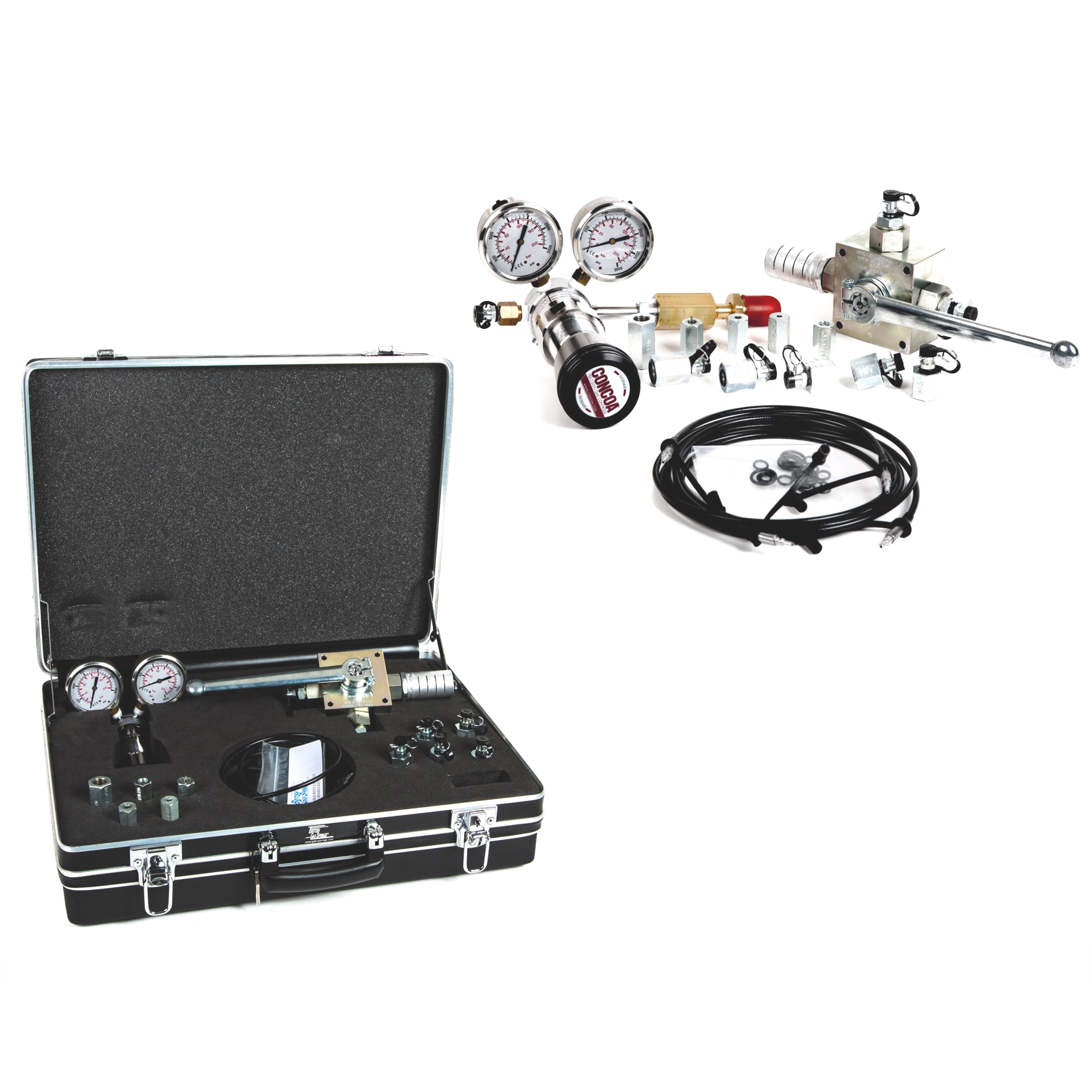 CHARGING KIT for gas spring  set with case. A.R. Model