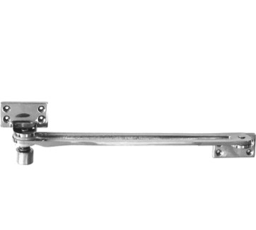 Window Stay. Heavy Duty  235 mm Travel  with Brake and Angle Bracket.