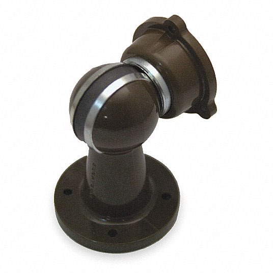 magnetic doorholder plastic body brown