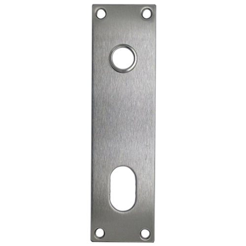 Escutcheon Pair. Trioving/Vingcard. Satin Stainless Steel