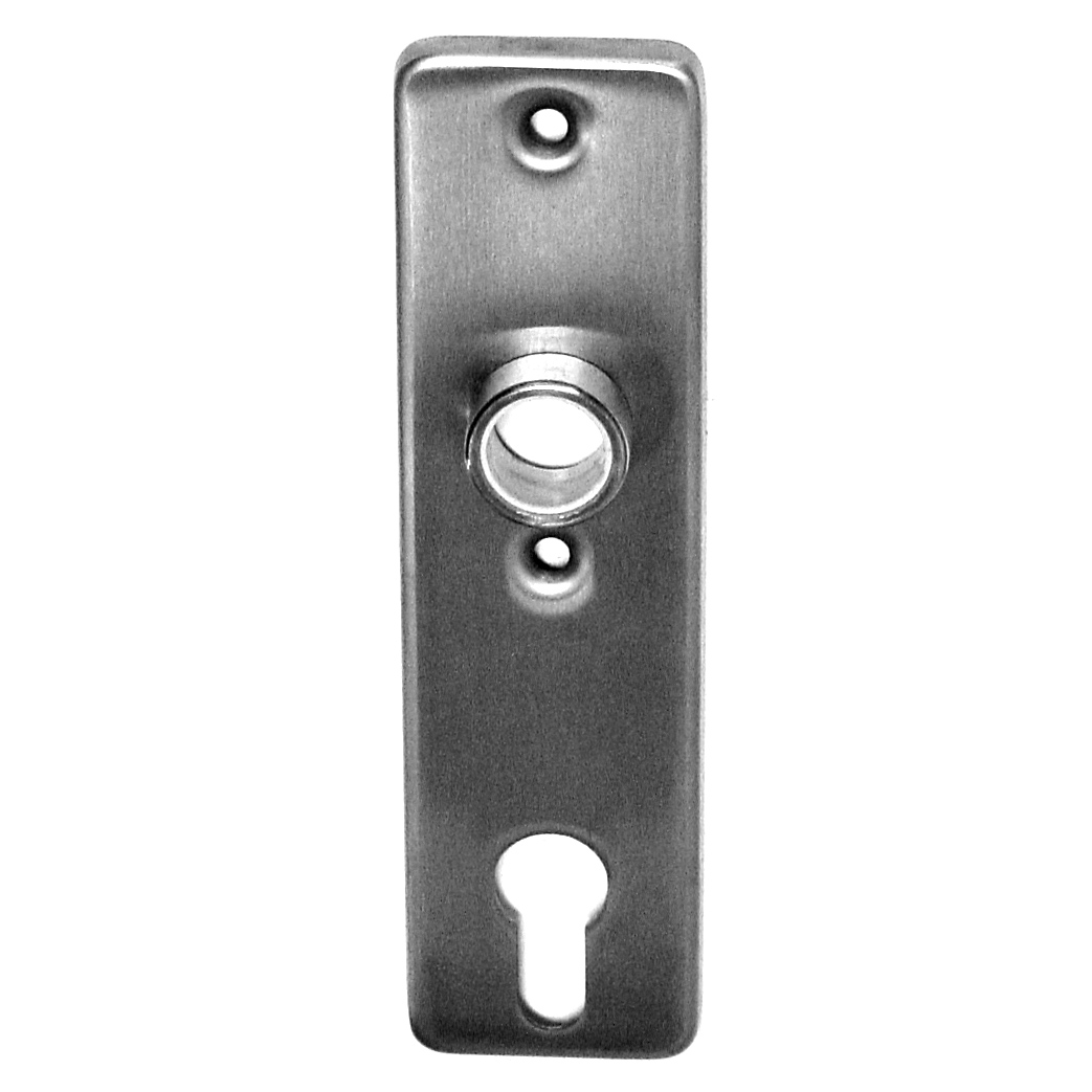 GSV Schwepper and S&B Escutcheons 165 x 45 mm pair. Satin Stainless Steel