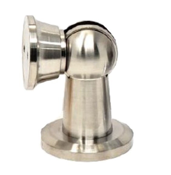 Magnetic Door Holder Satin Nickel plated Brass HD