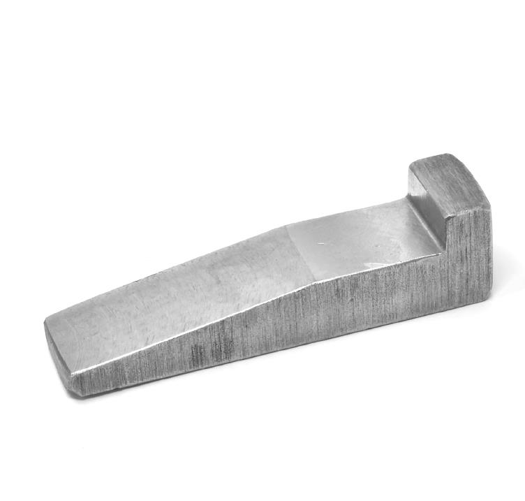 Door Dogging Strike Wedge. 3 3/8 x 3/4 x 3/4 inch.