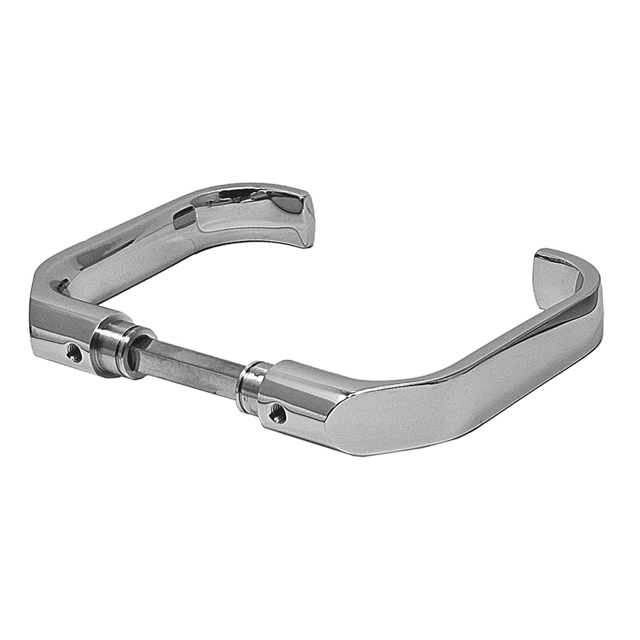 Lever pair for Trioving Vingcard Locks. Polished Chrome Plated Brass