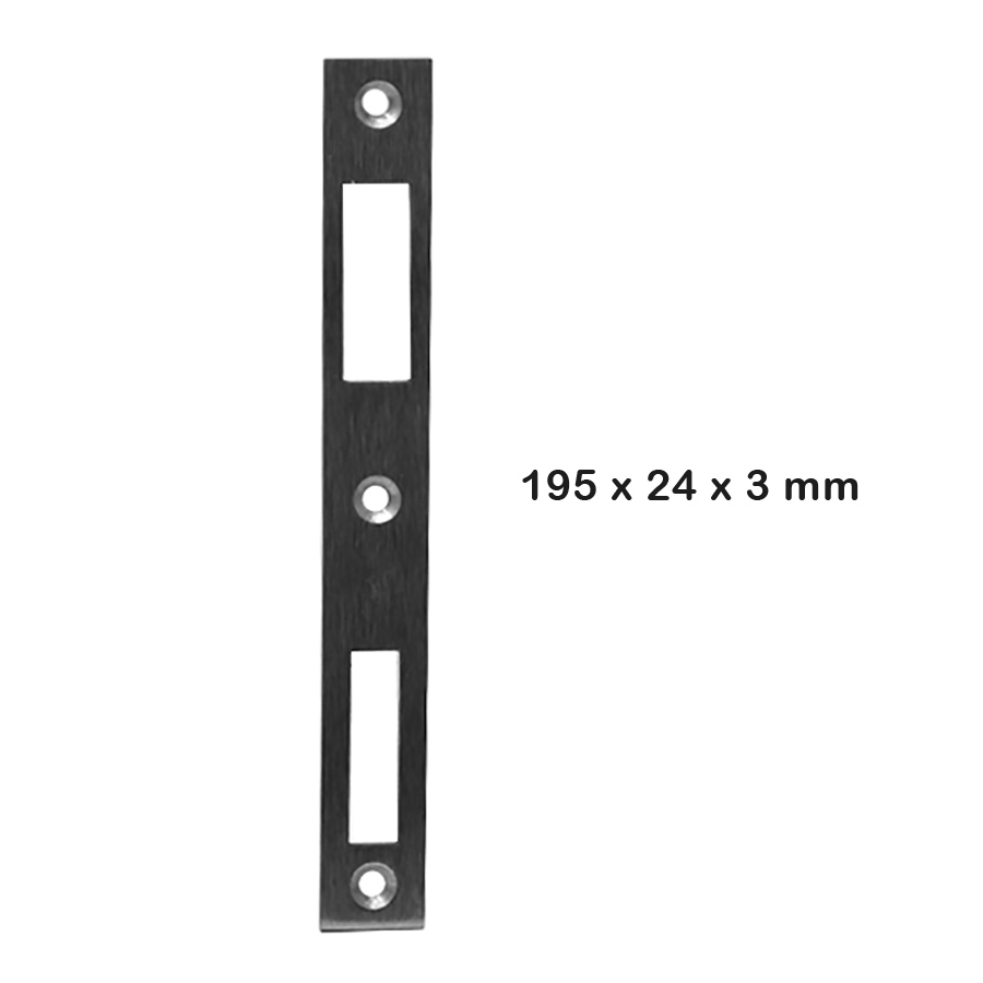 Strike Plate for Jado Mortise Locks #18.416 with 1 inch or 25 mm backset