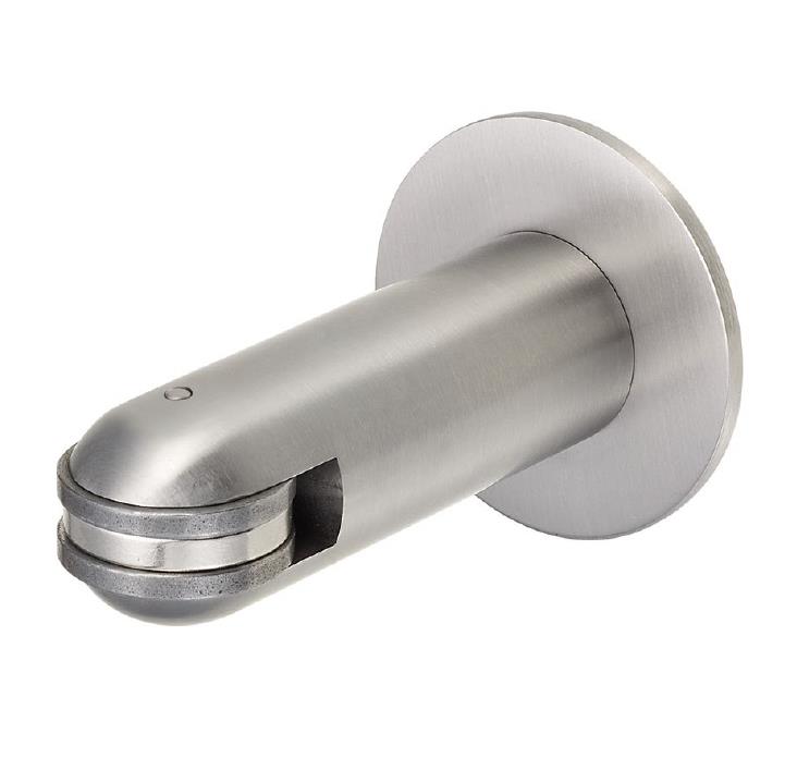 Magnetic Door Holder Satin Stainless Steel 3 1/8 inch long