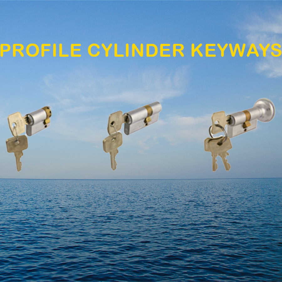 - Marine Grade Profile Cylinders keyways of all sizes - for GSV and S&B Marine Locks. 