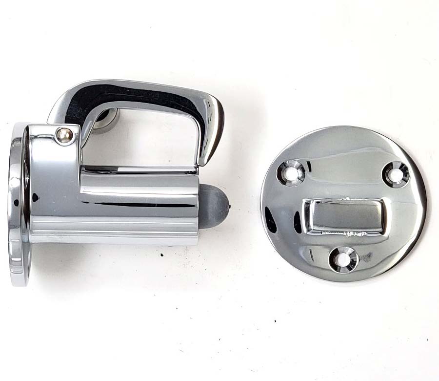 Door holder with hook.  Distance 60 mm - 2 3/8"