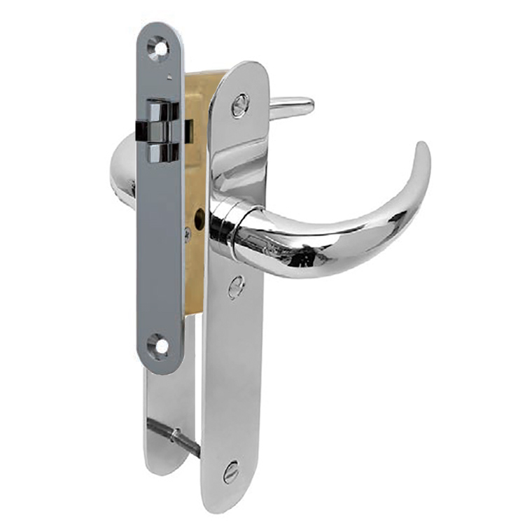 Door Lock 40 mm backset. Passage Function. GSV Schwepper and S&B #4040 series. Complete SET