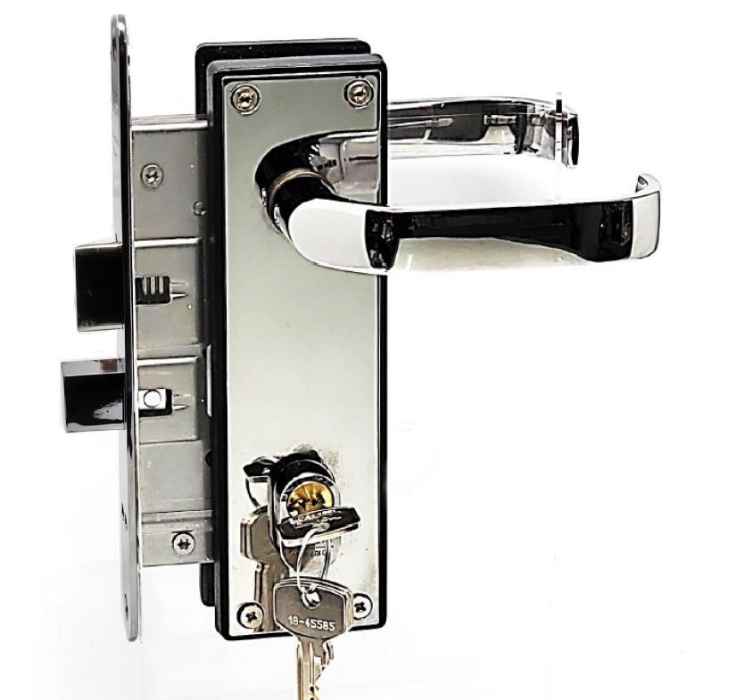 Entry Mortise Lock SET  55 mm backset. Marine Grade Trioving Vingcard Series. Heavy Duty. Solid Latchbolt 