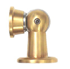 Magnetic Door Holder Satin Gold plated Brass HD